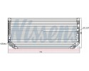 CONDENSER AIR CONDITIONING COOLER 94515 NISSENS Catalog number of substitutes ABAKUS 051 016 0007 AKS DASIS 212023N AUTOGAMMA 10