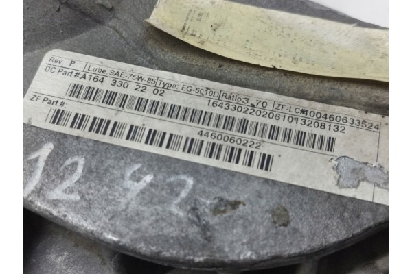 Diferencial delantero Mercedes-Benz GL X164 2010 A1643302202