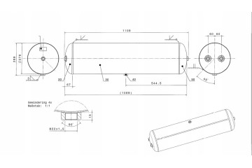 AIR TANK 60 LITERS 276x1100 030351609