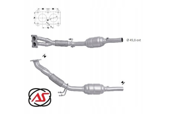 Catalytic converter AUDI A3 SEAT ALTEA LEON TOLEDO SKODA OCTAVIA VW GOLF TOURAN 05 EAN GTIN 8435247719637