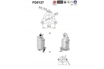 PARTICULATE FILTER FAP DPF FD5127 AS HYUNDAI