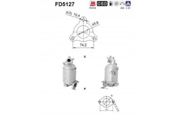 PARTICULATE FILTER FAP DPF FD5127 AS HYUNDAI Packaging status original