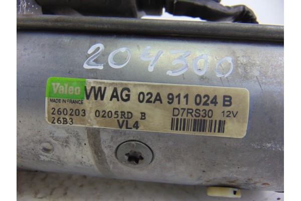 02A911024B  MOTOR ARRANQUE SEAT LEON (1M1) Signo 2003 02A911024B 204300 SEAT - 3