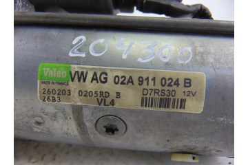 02A911024B  MOTOR ARRANQUE SEAT LEON (1M1) Signo 2003 02A911024B 204300 SEAT - 3