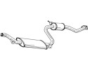Center exhaust silencer fits VOLVO S40 I V40 1 9 1 9