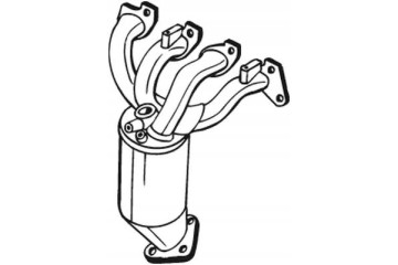 CATALYST EURO EMISSION 4 090 157 BOSAL OPEL AGILA Packaging status original