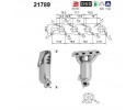 CATALYST 21789 AS CHEVROLET OPEL ADAM ASTRA Packaging status original