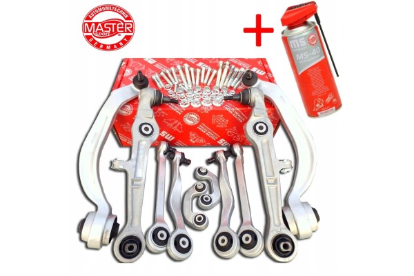 Control Arm Set 8x Suspension Arm Set Front For Audi A4 B7 2004 2008r