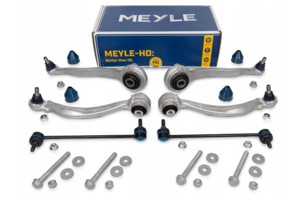 SET SWING ARMS CONNECTORS FRONT MERCEDES C CLASS W204 S204 MEYLE HD SCREWS