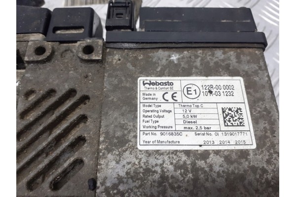 WEBASTO PEUGEOT 807 2 0 HDI 9016835C Part manufacturer Peugeot OE