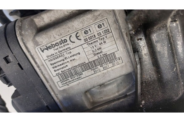 VW GOLF VI PLUS TOURAN AND 1T WEBASTO PARKING HEATER 1K0815005LN Catalog number of the original 1K0815005LN