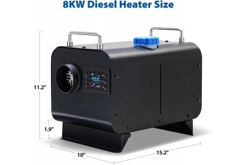 Diesel Air Heater 8kw 1 Hole 8kW 12V Heating 12V EAN GTIN 758439384498