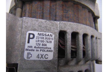 LR180-762B ALTERNADOR NISSAN ALMERA (N16/E) Acenta 2005 LR180-762B 206117 NISSAN - 4