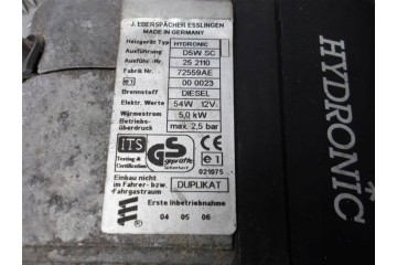 WEBASTO HYDRONIC D5W SC IVECO DAILY III 2 3 JTD Part manufacturer Eberspaecher