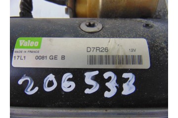 D7R26 MOTOR ARRANQUE PEUGEOT 307 (S1)(04.2001) XR 2001 D7R26 206533 PEUGEOT - 1