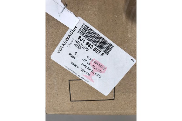 Heating module webasto PORSCHE TAYCAN 9J1 9J1963507F Quality of parts according to GVO O original with manufacturer s logo OE