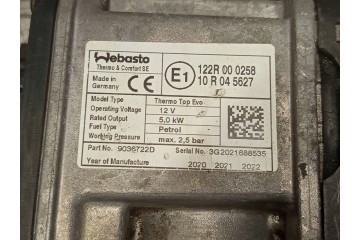 Calefactor Auxiliar Webasto BMW OE 9036722 para BMW Serie 3 G20 G21