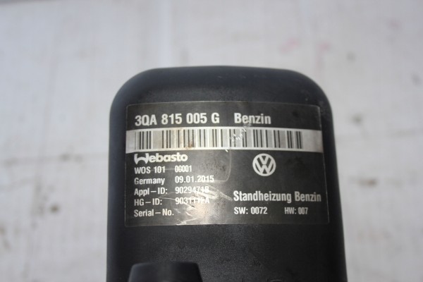 WEBASTO SKODA SUPERB VW PASSAT B8 3QA815005G Car type passenger cars