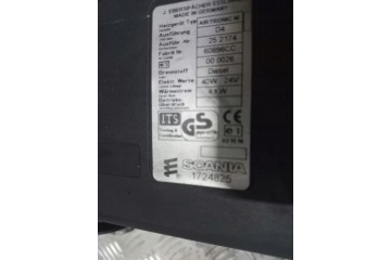 Scania R webasto parking heater D4 Catalog number of the part D4