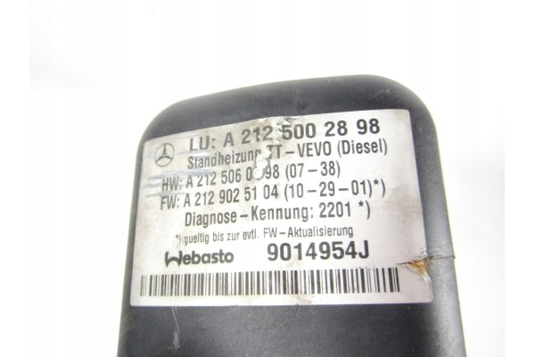 Webasto Mercedes W212 Part manufacturer Mercedes Benz OE