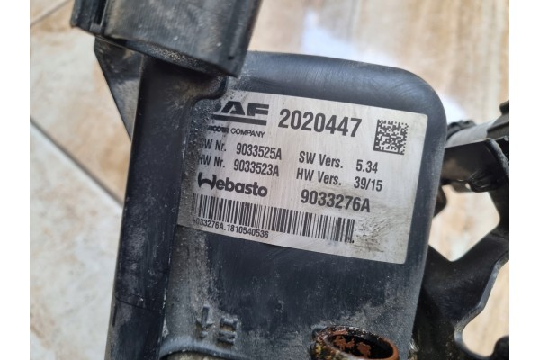 WEBASTO PARKING HEATER 3 8 KW DAF XF 106 LIFT 2020447 Part manufacturer DAF OE