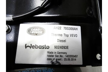 RANGE ROVER DISCOVERY IV 4 WEBASTO AUXILIARY HEATING Catalog number of the original 9024093E