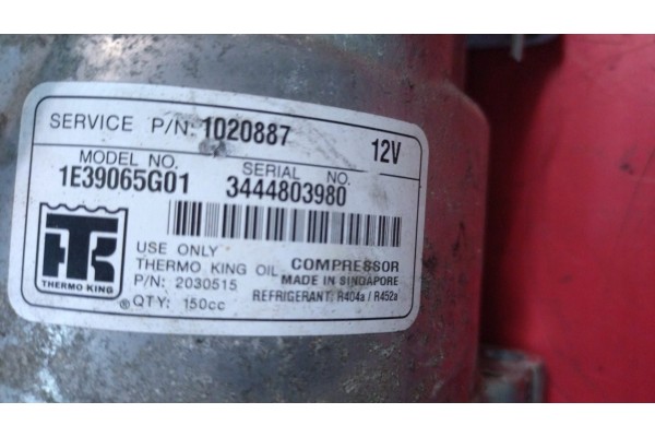 COMPRESSOR REFRIGERATION UNIT THERMO KING V200 V300 1E39065G01 NO 326 115 Catalog number of the part 1E39065G01