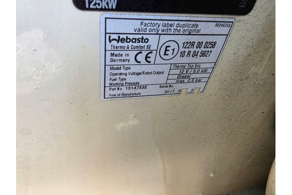 OPEL ZAFIRA C LIFT PARKING HEATER COMPLETE REMOTE CONTROL DIESEL INSTALLATION