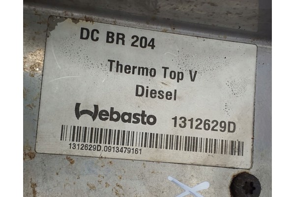 WEBASTO HEATER THERMO TOP V MERCEDES 1312629 Part manufacturer Mercedes Benz OE