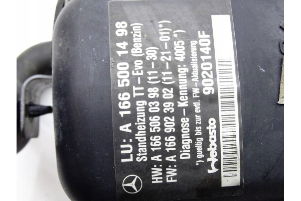 Calefactor estacionario Webasto Mercedes ML W166 A1665001498