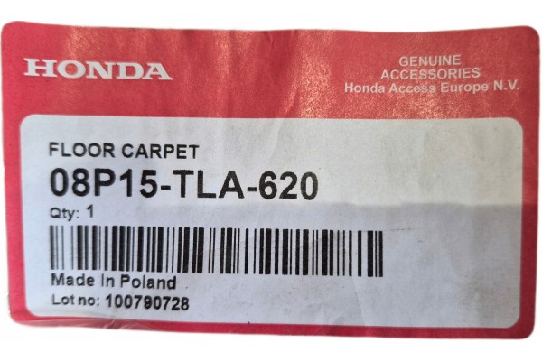 Alfombrillas de Velour Elegance para Honda CR-V V 2018-2023 08P15TLA62
