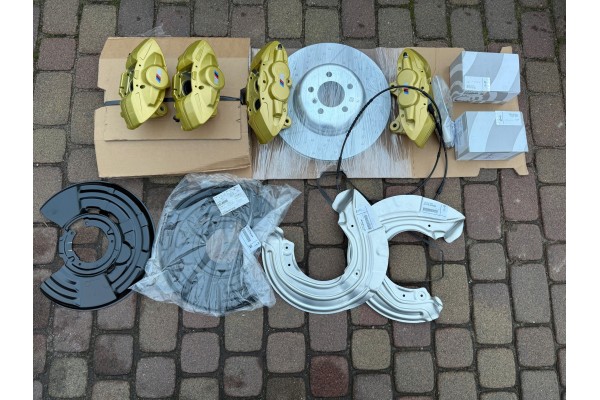 BMW F20 F30 F31 F32 F36 BRAKE KIT M PERFORMANCE YELLOW NEW ORIGINAL
