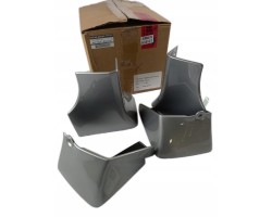 Splashers front and rear Silver metallic