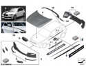 Right threshold overlay BMW M Performance 51192298286 F21 F22 F23 MS Catalog number of the part 51192298286