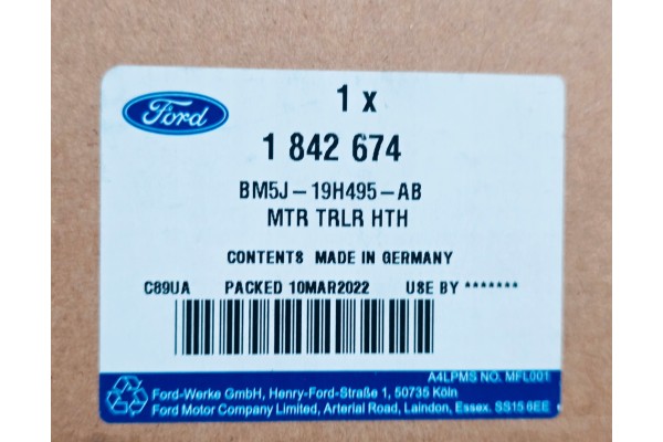 Motor Eléctrico de Barra de Remolque Ford Kuga Focus