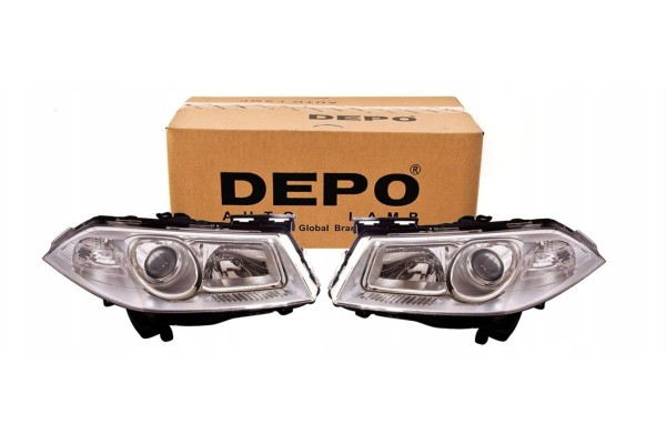 RENAULT MEGANE 2 06 08 DEPO HEADLIGHTS