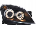 Front lamps OPEL ASTRA H 03 04 09 ANGEL EYES BLACK