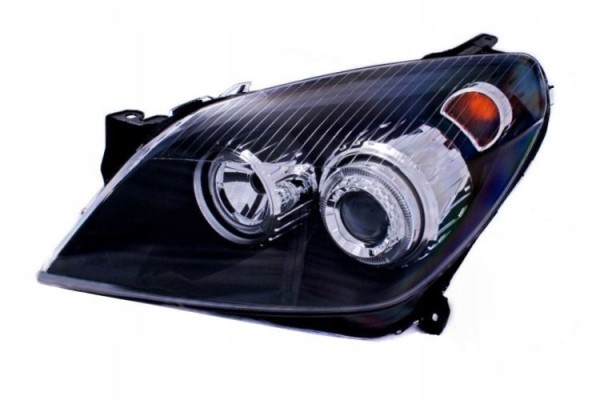 Front lamps OPEL ASTRA H 03 04 09 ANGEL EYES BLACK EAN GTIN 4053644272391