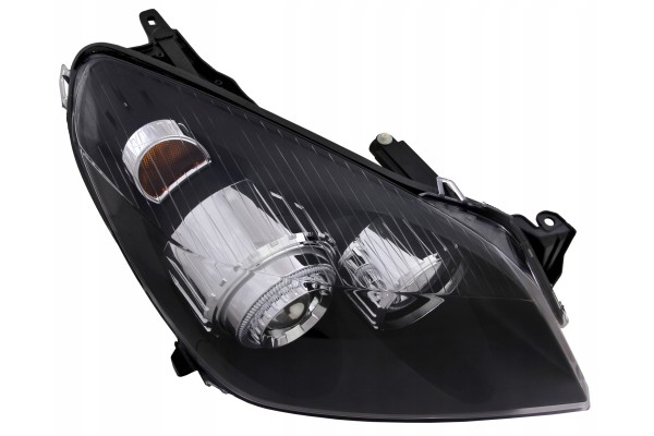 Front lamps OPEL ASTRA H 03 04 09 ANGEL EYES BLACK Installation side left right