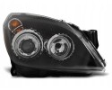 Front lamps OPEL ASTRA H 03 04 09 ANGEL EYES BLACK Car type passenger cars