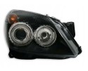 Front lamps OPEL ASTRA H 03 04 09 ANGEL EYES BLACK Version European