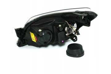 Front lamps OPEL ASTRA H 03 04 09 ANGEL EYES BLACK Height adjustment electric