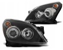 Front lamps OPEL ASTRA H 03 04 09 ANGEL EYES BLACK Quality of parts according to GVO P replacement with original quality