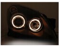 Front lamps OPEL ASTRA H 03 04 09 ANGEL EYES BLACK Catalog number of the original 442 1140LMLEMN1 442 1140RMLEMN1 1216561 121656