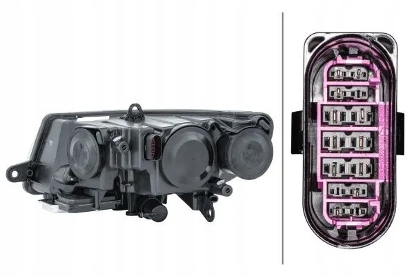 HEADLAMP LAMP RIGHT BI XENON Packaging status original