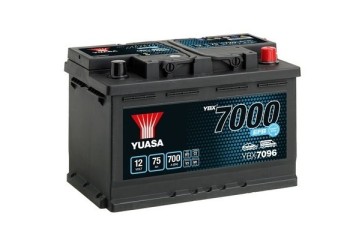 CAR BATTERY YUASA EFB 75AH 700A YBX7096