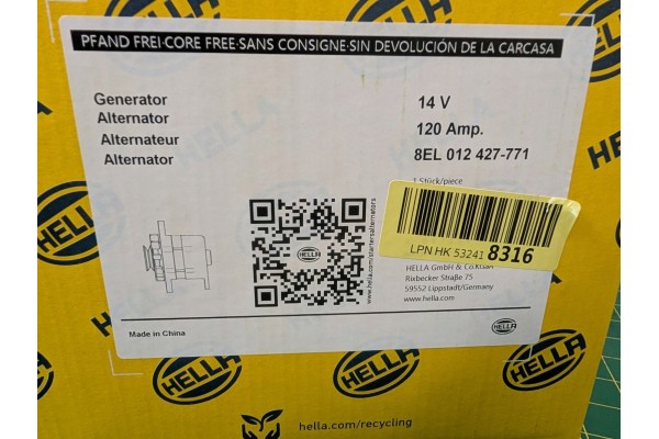 Alternador Hella 8EL 012 427-771