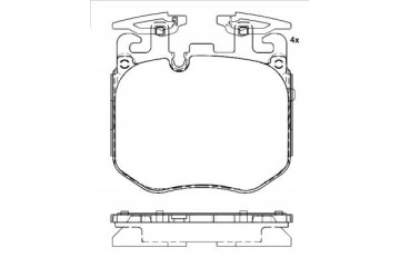 BRAKE PADS FRONT ALFA ROMEO 166 ALPINA BMW Part manufacturer Brembo