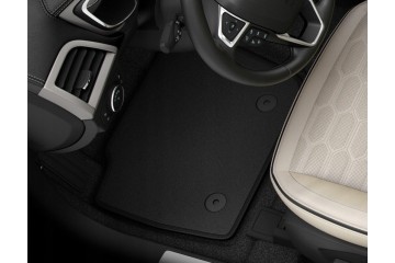 Premium Velour Floor Rugs Pattern vignale Front and Back Black Catalog number of the part 1881997