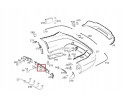 MERCEDES C CLASS W204 Bumper slide bracket rear central OE Packaging status original